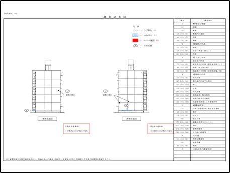 劣化調査後 劣化調査図2